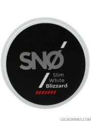 Никотинови пакетчета SNO Slim White Blizzard Nicotine Pouches
