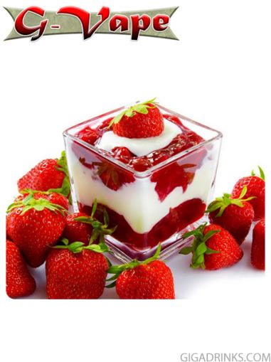 Strawberry Cream 10ml - G-Vape flavor concentrate for e-liquids