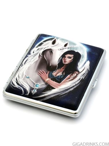 Cool Fantasy Girl cigarette case for 18 80mm cigarettes