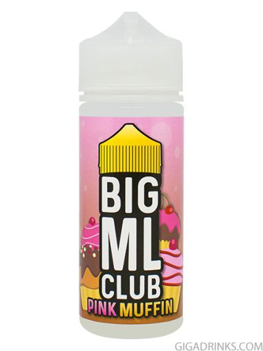 Big ML Club Pink Muffin 100ml 0mg - Big ML Club Shake and Vape