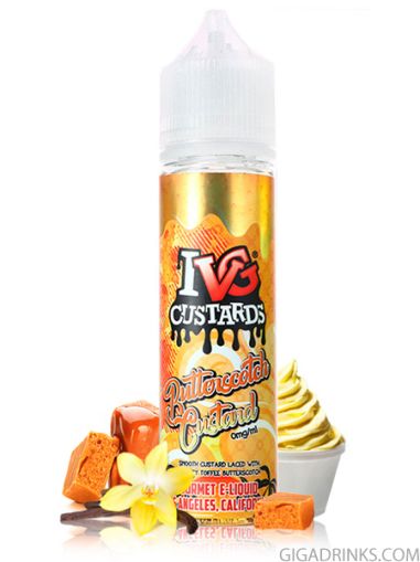 IVG Butterscotch Custard 50ml 0mg - I VG Shake and Vape