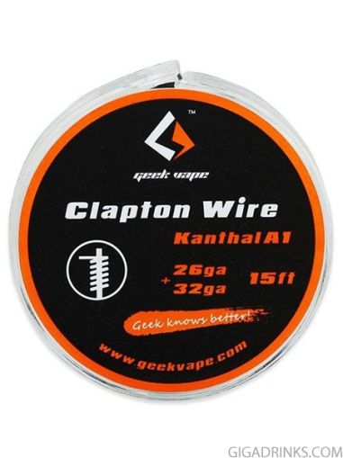 Проводник Geekvape Clapton Wire 26ga (Ni80) + 32ga (Ka1)