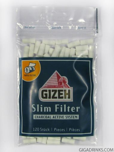 Gizeh Charcoal Slim (6mm) с активен въглен