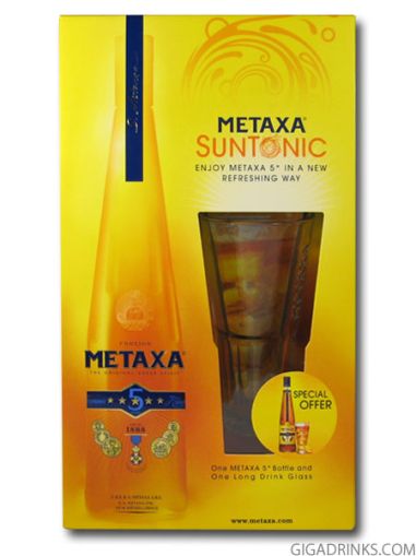 Метакса 5* 0.7л с чаша