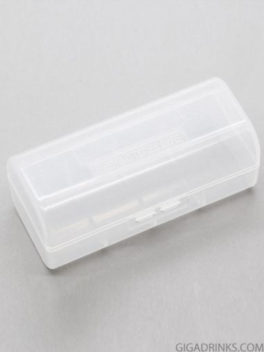 Plastic case for 1pc 26650 battery