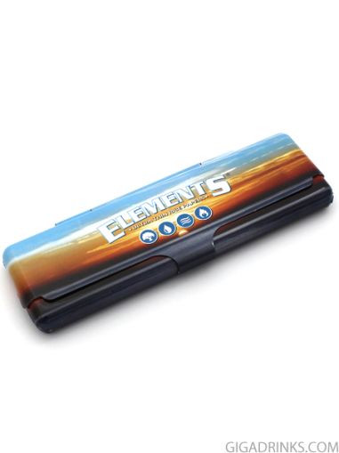 Metal case for cigarette papers Elements 120mm