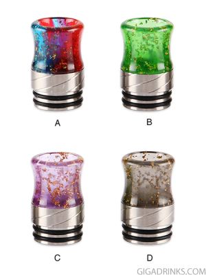 Drip tip Sequins Curve Resin #297 810