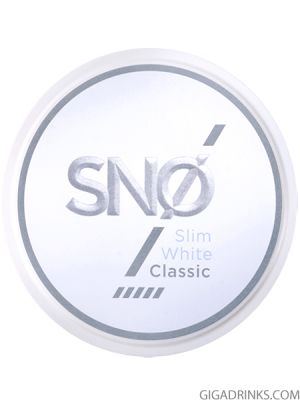 Никотинови пакетчета SNO Slim White Classic Nicotine Pouches