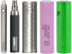 Batteries fo ecigarettes