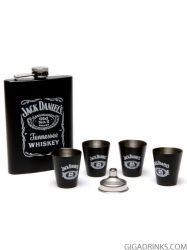 Комплект Манерка с 4 чашки Jack Daniels