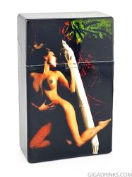 Cigarette case for 80mm cigarettes