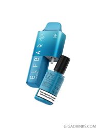 Електронна цигара Elfbar AF 5000 Blue Razz Lemonade 2+10ml 18mg