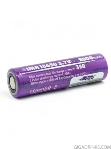 Батерия Efest 18650 IMR 2800mAh 35A 3.7V Purple