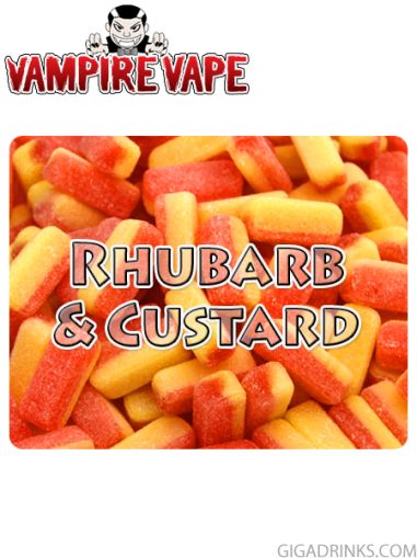 Rhubarb & Custard 10ml - concentrated flavor for e-liquids by Vampire Vape UK