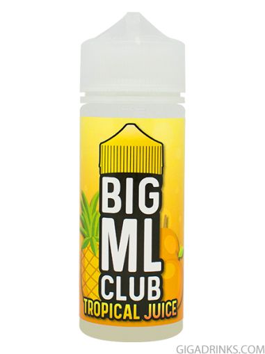 Big ML Club Tropical Juice 100ml 0mg - Big ML Club Shake and Vape