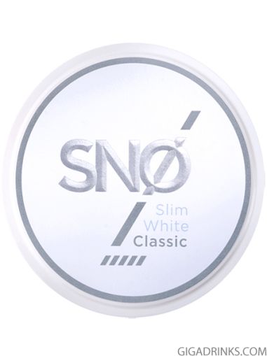 Никотинови пакетчета SNO Slim White Classic Nicotine Pouches