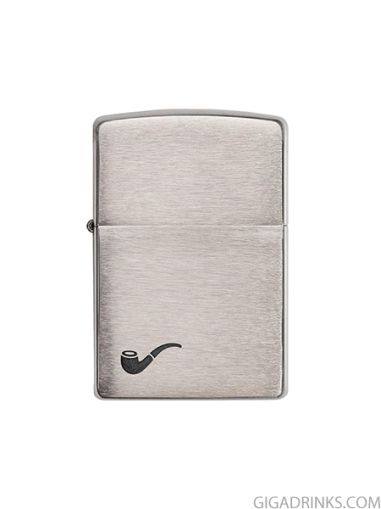 Запалка Zippo - Pipe Brushed Chrome за лули
