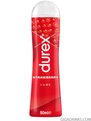 Durex - интимен лубрикант с вкус на ягода - 50 мл