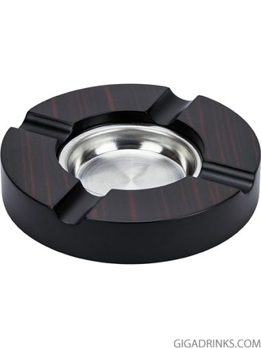 Cigar ashtray ebony for 4 cigar