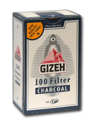 Gizeh Charcoal (8mm) с активен въглен