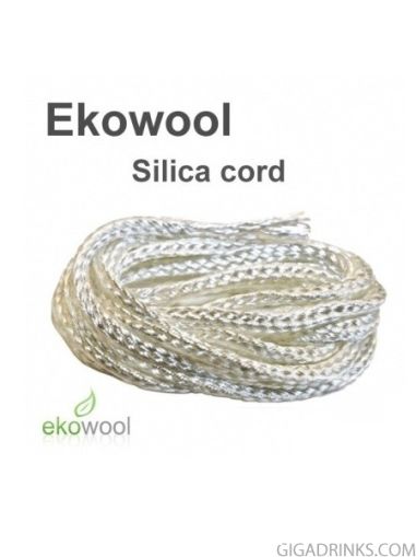 Ekowool wick for electronic cigarettes with silica threads 1mm / 1m