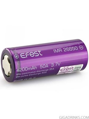 Батерия 26650 Efest 4200mAh 20/50A