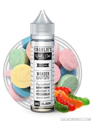 Wonder Worm 50ml 0mg - Charlie's Chalk Dust Shake and Vape