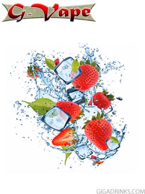 Strawberry Menthol 30ml / 0mg - безникотинова течност G-Vape
