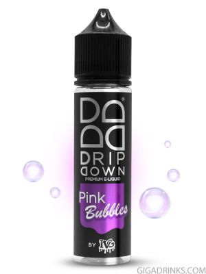 Pink Bubbles 50ml 0mg - Drip Down Shake and Vape