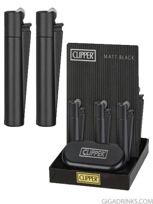Запалка Clipper Metal Black Matt