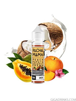  Peach Papaya Coconut Creme 50ml 0mg - Charlie's Chalk Dust Shake and Vape
