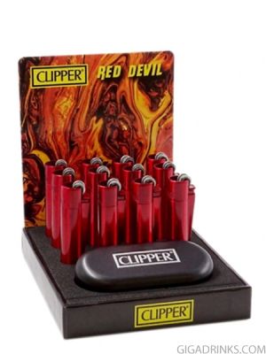 Запалка Clipper Metal Red Devil Mini