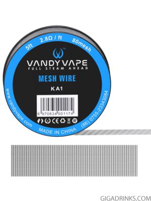 Проводник Vandy vape Kanthal Mesh Wire 80mesh 5ft