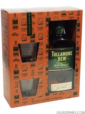 Уиски  Tullamore Dew 0.7l с 2 чаши