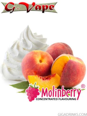 Peach Cream 10ml - концентриран аромат за овкусяване от Molinberry / G-Vape