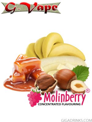 Nut Banana 10ml - концентриран аромат за овкусяване от Molinberry / G-Vape