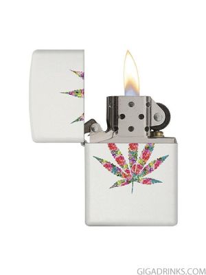 Запалка Zippo - Floral Weed Design