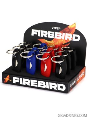 FIREBIRD Cigar cutter "Viper" V-Cut assorted colours 23mm