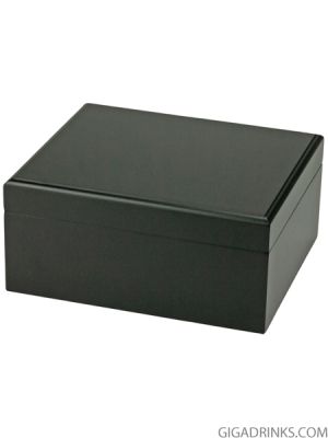 Humidor black matte for ca. 40 cigars