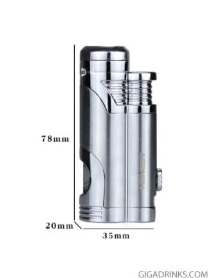 HONEST Double Flame Torch Lighter