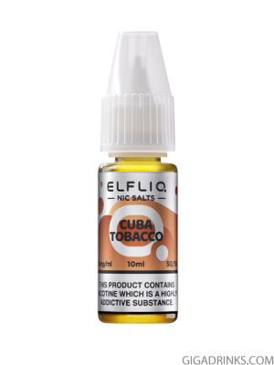 Elfliq Salt 10ml 20mg - Cuba Tobacco