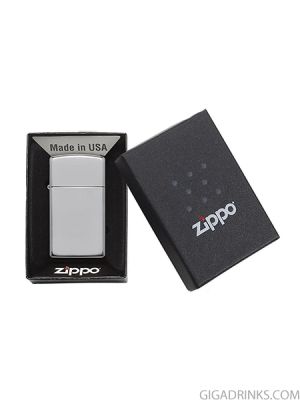 Запалка Zippo - Slim® Polished Chrome