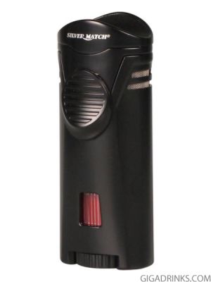 Silver Match Debden with cigar holder