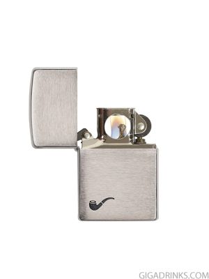 Запалка Zippo - Pipe Brushed Chrome за лули