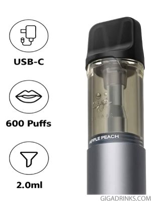 Електронна цигара Elfbar Elfa Pro Starter Kit Black 2ml/ 20mg