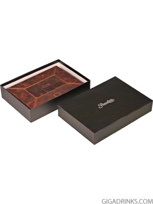 PASSATORE humidor leather brown antique for around 8-10 cig.