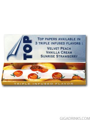 Top Peach - ароматизирани хартийки за цигари