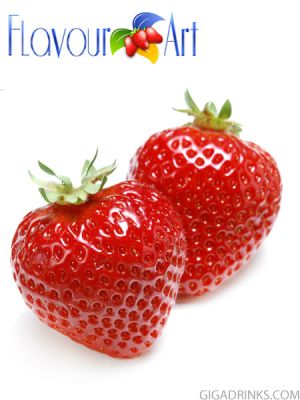 Strawberry 10ml / 9mg - никотинова течност за ел.цигари Flavour art